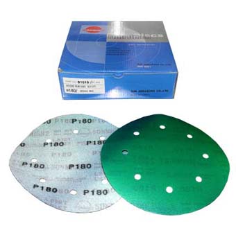 SUNMIGHT VELCRO FILM DISC 8H 200MM 180G SOLD EACH 